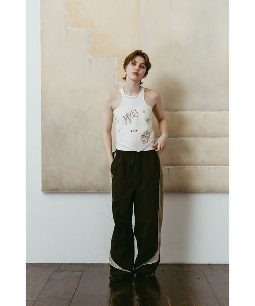 Knuth Marf（クヌースマーフ）の「nylon easy pants（unisex)（その他パンツ・レディース・ネイビー/ブラウン/ブラック・X-SMALL/SMALL/MEDIUM）」の12枚目の写真