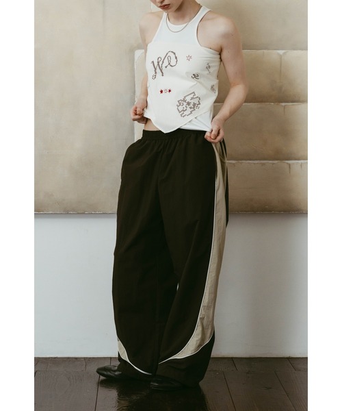 Knuth Marf（クヌースマーフ）の「nylon easy pants（unisex)（その他パンツ・レディース・ネイビー/ブラウン/ブラック・X-SMALL/SMALL/MEDIUM）」の14枚目の写真