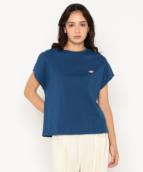 DANTON(ダントン)の「Women's Cotton Jersey Dolman Short T-shirt(Tシャツ/カットソー・レディース・グレイッシュベージュ/ブラック/ピンク/ホワイト/オレンジ/ネイビー/チャコール・S/M)」の5枚目の写真