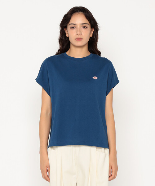 DANTON(ダントン)の「Women's Cotton Jersey Dolman Short T-shirt(Tシャツ/カットソー・レディース・グレイッシュベージュ/ブラック/ピンク/ホワイト/オレンジ/ネイビー/チャコール・S/M)」の8枚目の写真