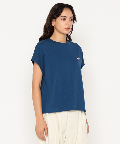 DANTON(ダントン)の「Women's Cotton Jersey Dolman Short T-shirt(Tシャツ/カットソー・レディース・グレイッシュベージュ/ブラック/ピンク/ホワイト/オレンジ/ネイビー/チャコール・S/M)」の9枚目の写真