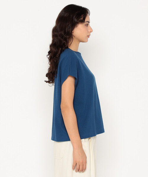 DANTON(ダントン)の「Women's Cotton Jersey Dolman Short T-shirt(Tシャツ/カットソー・レディース・グレイッシュベージュ/ブラック/ピンク/ホワイト/オレンジ/ネイビー/チャコール・S/M)」の10枚目の写真