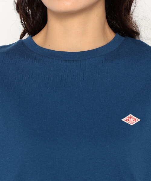 DANTON(ダントン)の「Women's Cotton Jersey Dolman Short T-shirt(Tシャツ/カットソー・レディース・グレイッシュベージュ/ブラック/ピンク/ホワイト/オレンジ/ネイビー/チャコール・S/M)」の13枚目の写真