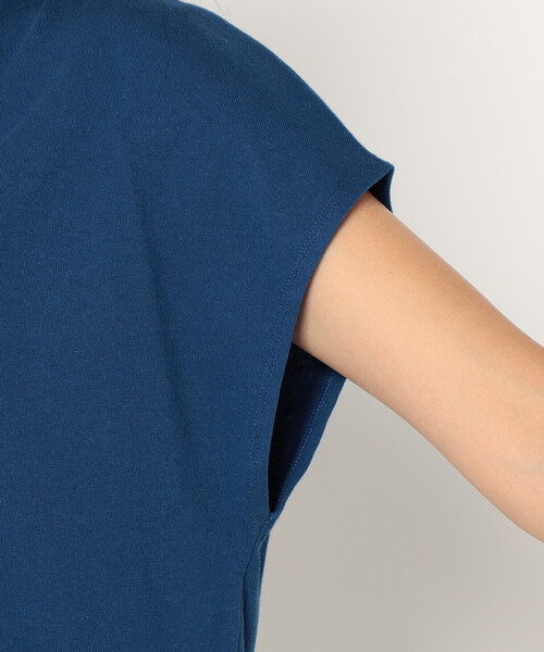 DANTON(ダントン)の「Women's Cotton Jersey Dolman Short T-shirt(Tシャツ/カットソー・レディース・グレイッシュベージュ/ブラック/ピンク/ホワイト/オレンジ/ネイビー/チャコール・S/M)」の14枚目の写真