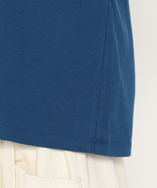 DANTON(ダントン)の「Women's Cotton Jersey Dolman Short T-shirt(Tシャツ/カットソー・レディース・グレイッシュベージュ/ブラック/ピンク/ホワイト/オレンジ/ネイビー/チャコール・S/M)」の15枚目の写真