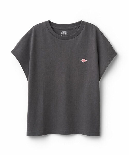 DANTON(ダントン)の「Women's Cotton Jersey Dolman Short T-shirt(Tシャツ/カットソー・レディース・グレイッシュベージュ/ブラック/ピンク/ホワイト/オレンジ/ネイビー/チャコール・S/M)」の1枚目の写真