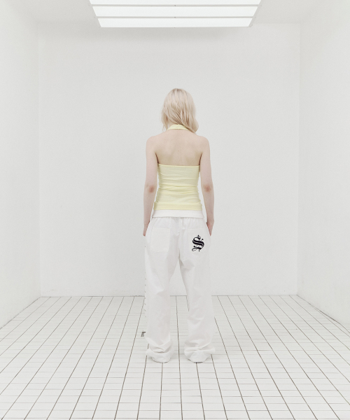 SETUP-EXE（セットアップイーエックスイー）の「BASIC HALTERNECK TOP / YELLOW（Tシャツ/カットソー・レディース・その他・OS）」の4枚目の写真