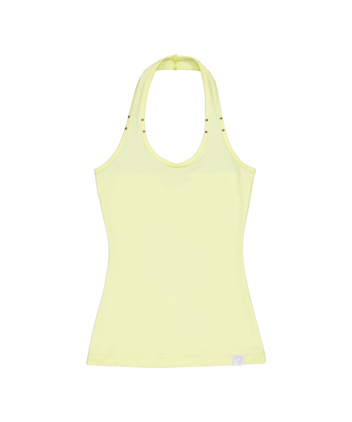 SETUP-EXE（セットアップイーエックスイー）の「BASIC HALTERNECK TOP / YELLOW（Tシャツ/カットソー・レディース・その他・OS）」の9枚目の写真