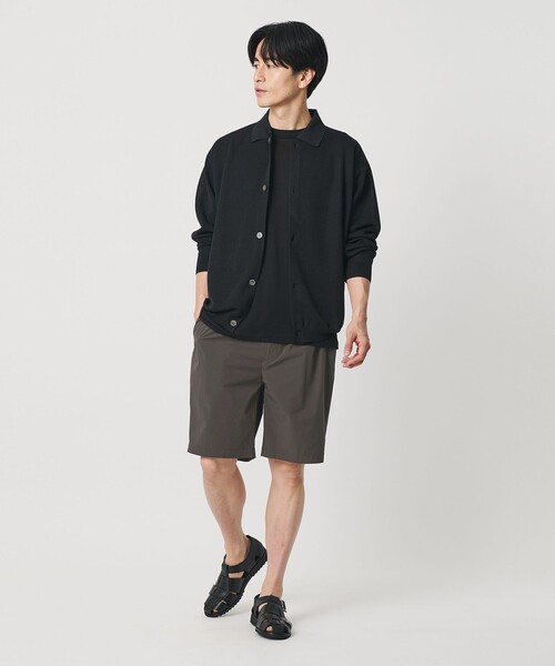 BEAUTY&YOUTH UNITED ARROWS(ビューティーアンドユースユナイテッドアローズ)の「360°MASTER ICE イージー ショーツ セットアップ対応 接触冷感 ストレッチ 撥水 UVカット(その他パンツ・メンズ・ダークグレー/ブラック・L/XL/M/S)」の6枚目の写真