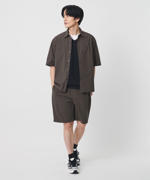 BEAUTY&YOUTH UNITED ARROWS(ビューティーアンドユースユナイテッドアローズ)の「360°MASTER ICE イージー ショーツ セットアップ対応 接触冷感 ストレッチ 撥水 UVカット(その他パンツ・メンズ・ダークグレー/ブラック・L/XL/M/S)」の7枚目の写真