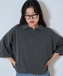 CIAOPANIC TYPY | 【UNISEX】ピグメント加工メッシュポロ(ポロシャツ)