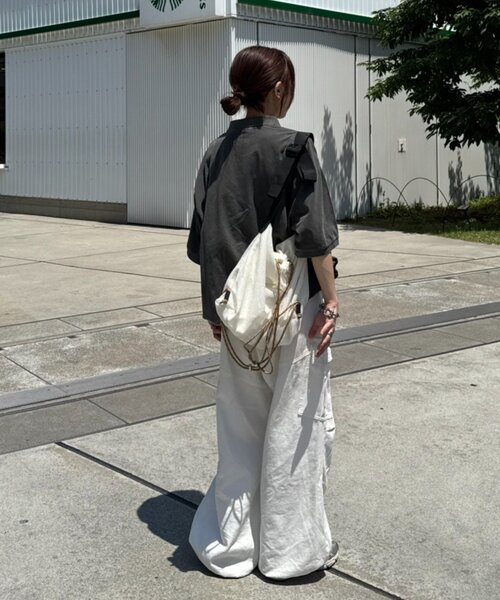 CIAOPANIC TYPY(チャオパニックティピー)の「【UNISEX】ピグメント加工メッシュポロ(ポロシャツ・レディース・ネイビー/ブラウン/チャコールグレー・MEDIUM/LARGE)」の13枚目の写真