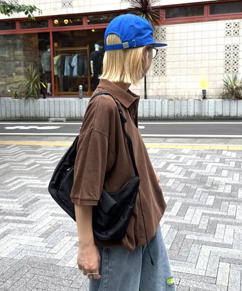 CIAOPANIC TYPY(チャオパニックティピー)の「【UNISEX】ピグメント加工メッシュポロ(ポロシャツ・レディース・ネイビー/ブラウン/チャコールグレー・MEDIUM/LARGE)」の17枚目の写真