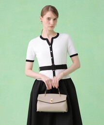ANAYI | ◇シュリンク革トップハンドルハンドバッグ(ハンドバッグ)