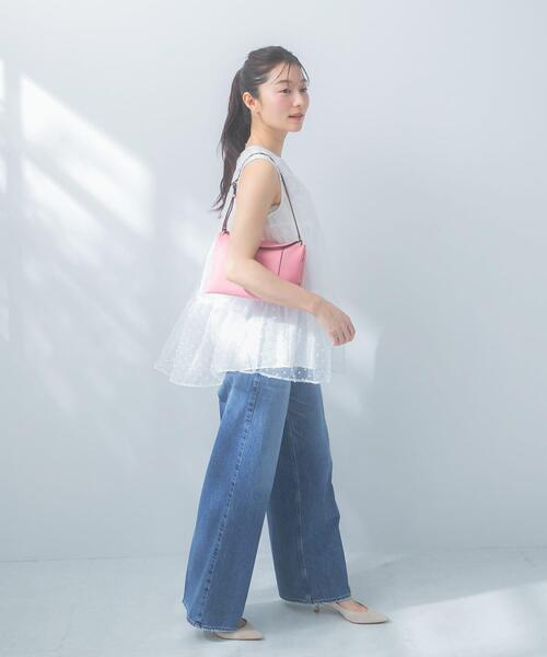URBAN RESEARCH ROSSO WOMEN(アーバンリサーチ ロッソ)の「シアードットティアードブラウス(シャツ/ブラウス・レディース・ホワイト/ネイビー・FREE)」の5枚目の写真