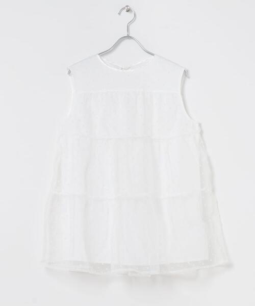 URBAN RESEARCH ROSSO WOMEN(アーバンリサーチ ロッソ)の「シアードットティアードブラウス(シャツ/ブラウス・レディース・ホワイト/ネイビー・FREE)」の14枚目の写真