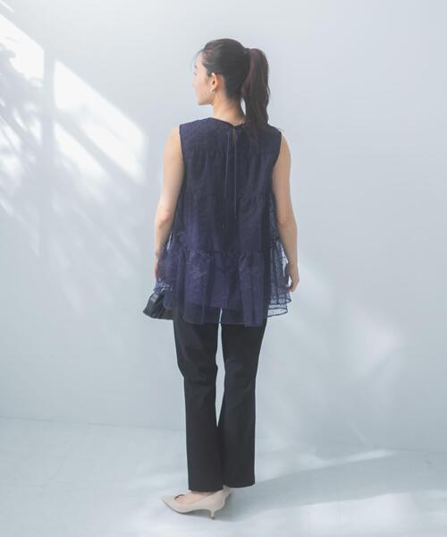 URBAN RESEARCH ROSSO WOMEN(アーバンリサーチ ロッソ)の「シアードットティアードブラウス(シャツ/ブラウス・レディース・ホワイト/ネイビー・FREE)」の20枚目の写真