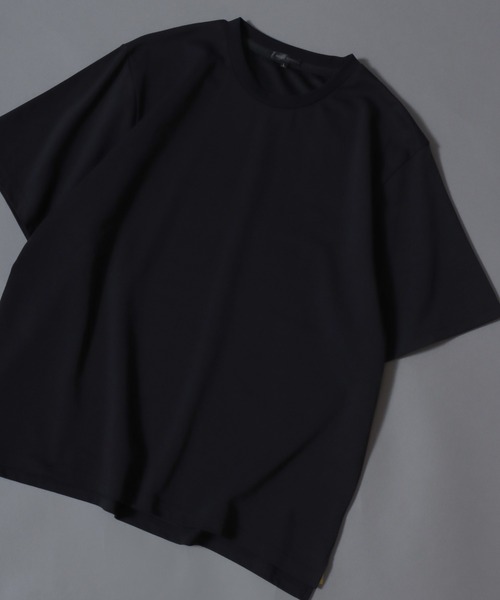 ANPAS(アンパス)の「ICEMAX Cool-Touch Crew Neck T-Shirt /アイスマックス クルーネック 無地 半袖Tシャツ 接触冷感 吸汗速乾 遮熱 紫外線カット 半袖 メンズ トップス ドローコード付き(Tシャツ/カットソー・メンズ・ホワイト/チャコールグレー/ブラック・LL/M/L)」の2枚目の写真