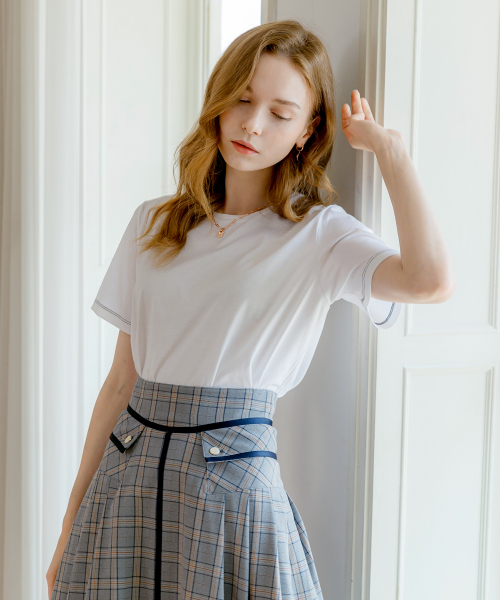 DE PERI MERA(ペリー メラ)の「パンジーシャイニーティーシャツ(ホワイト)(Tシャツ/カットソー・レディース・その他・FREE)」の1枚目の写真