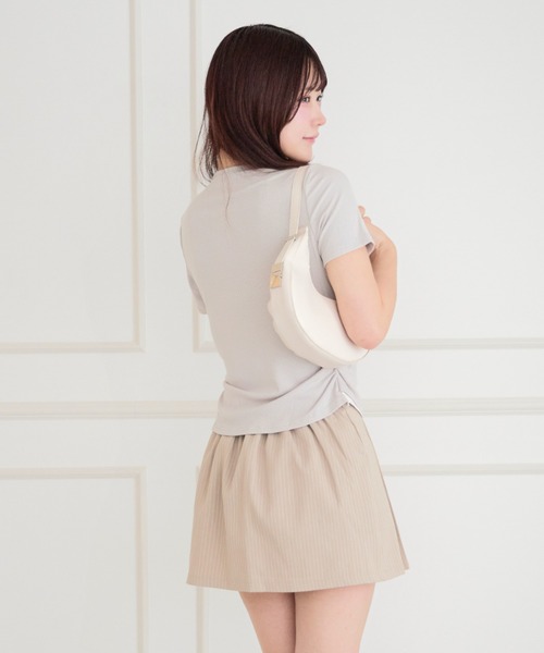 ALLuRing ChaRm(アリュリングチャーム)の「Faux Layered Cardigan / フェイクレイヤードカーディガン(シャツ/ブラウス・レディース・ライトグレー/ブラック/ベージュ/ライトブルー・FREE)」の13枚目の写真