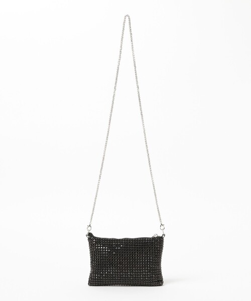 Ray BEAMS（レイビームス）の「【別注】bLicensceLL / ビジュー 2WAY チェーン バッグ（ポーチ・レディース・ブラック/その他・ONE SIZE）」の5枚目の写真