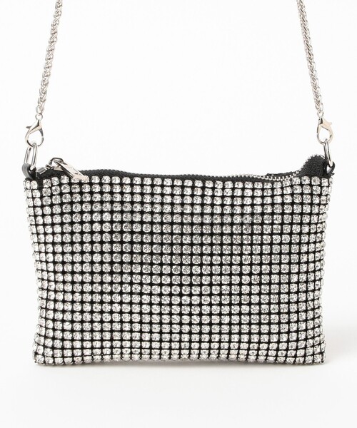 Ray BEAMS（レイビームス）の「【別注】bLicensceLL / ビジュー 2WAY チェーン バッグ（ポーチ・レディース・ブラック/その他・ONE SIZE）」の10枚目の写真