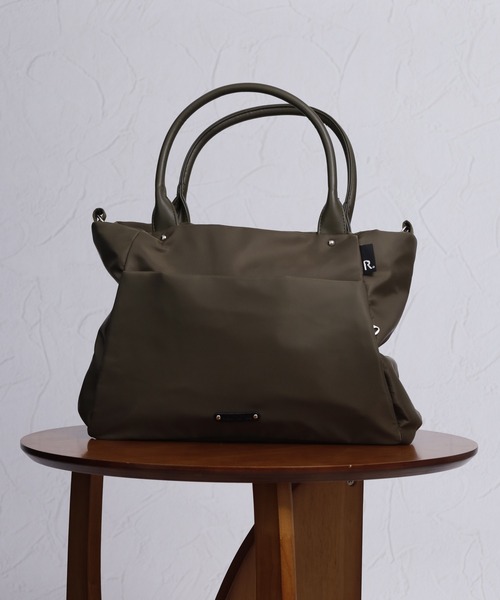 ROOTOTE（ルートート）の「ROOTOTE 2WAYアーキャトルトート＆ショルダー（トートバッグ・レディース・ネイビー/カーキ/ブラック/ベージュ・FREE）」の8枚目の写真