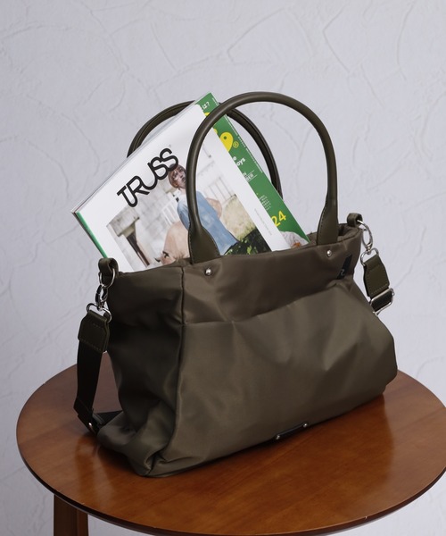 ROOTOTE（ルートート）の「ROOTOTE 2WAYアーキャトルトート＆ショルダー（トートバッグ・レディース・ネイビー/カーキ/ブラック/ベージュ・FREE）」の7枚目の写真