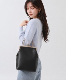 Creeretoile がま口 3WAY ハンド ショルダー クラッチバッグ