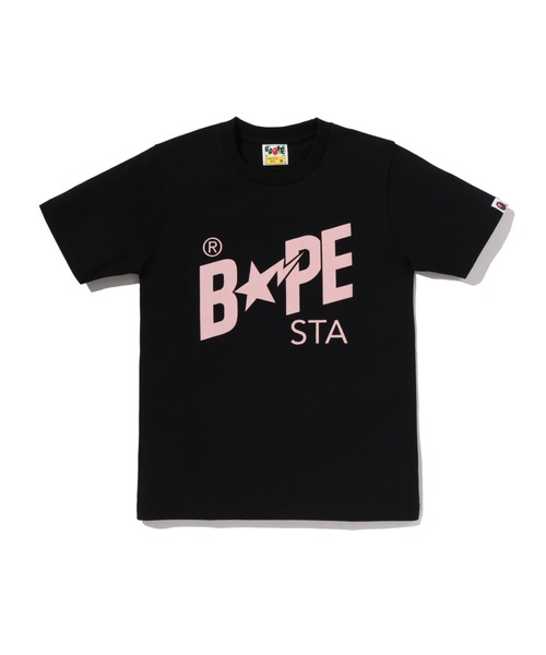 A BATHING APE(アベイシングエイプ)の「COLOR DENIM BAPESTA TEE(Tシャツ/カットソー・レディース・ブラック/ホワイト・XX-SMALL/MEDIUM/X-SMALL/SMALL)」の1枚目の写真