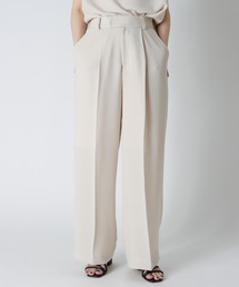 B7 / melange twill wide pants(メランジツイルワイドパンツ)
