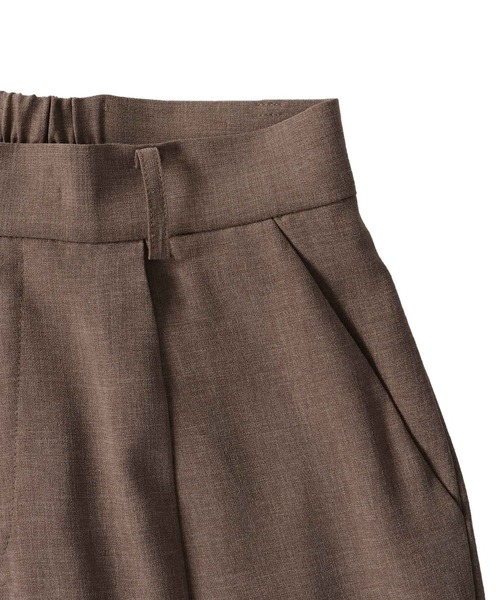 DRESSLAVE(ドレスレイブ)の「B7 / melange twill wide pants(メランジツイルワイドパンツ)(スラックス・レディース・モカ/ライトベージュ・36/38)」の9枚目の写真