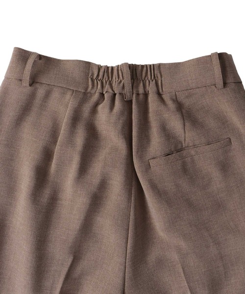 DRESSLAVE(ドレスレイブ)の「B7 / melange twill wide pants(メランジツイルワイドパンツ)(スラックス・レディース・モカ/ライトベージュ・36/38)」の11枚目の写真