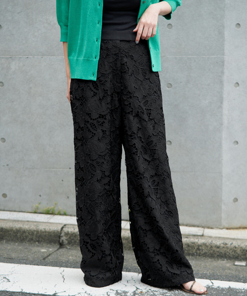 IENA（イエナ）の「《セットアップ対応》バックイージーパンツ（その他パンツ・レディース・ブラック・38/36）」の3枚目の写真