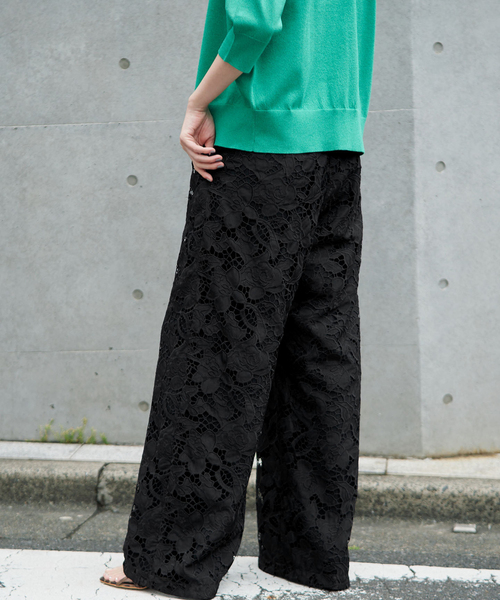 IENA（イエナ）の「《セットアップ対応》バックイージーパンツ（その他パンツ・レディース・ブラック・38/36）」の5枚目の写真