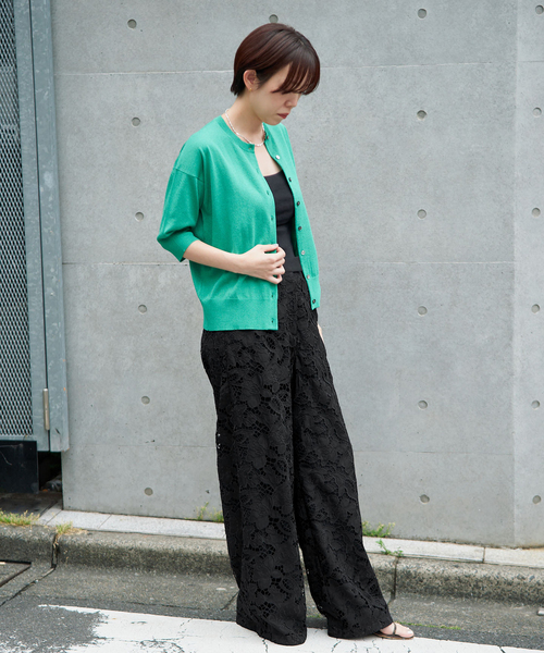 IENA（イエナ）の「《セットアップ対応》バックイージーパンツ（その他パンツ・レディース・ブラック・38/36）」の8枚目の写真