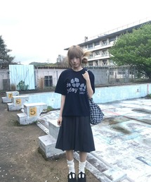 DAYDAY（デイデイ）の「ブロックフラワーロゴ　S/S　Tシャツ（Tシャツ/カットソー）」