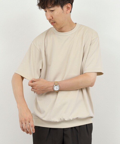 NOLLEY’S(ノーリーズ)の「JQ裏メッシュTシャツ ジャカード 26SS(Tシャツ/カットソー・メンズ・ブラック/ホワイト/ベージュ・L/M/S/XL)」の12枚目の写真
