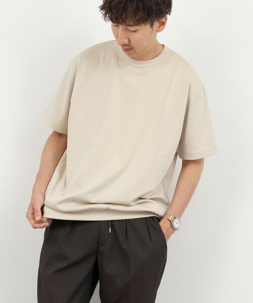 NOLLEY’S(ノーリーズ)の「JQ裏メッシュTシャツ ジャカード 26SS(Tシャツ/カットソー・メンズ・ブラック/ホワイト/ベージュ・L/M/S/XL)」の13枚目の写真