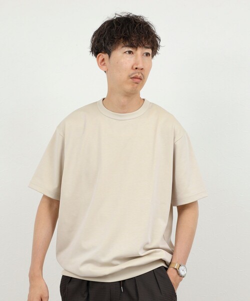 NOLLEY’S(ノーリーズ)の「JQ裏メッシュTシャツ ジャカード 26SS(Tシャツ/カットソー・メンズ・ブラック/ホワイト/ベージュ・L/M/S/XL)」の15枚目の写真