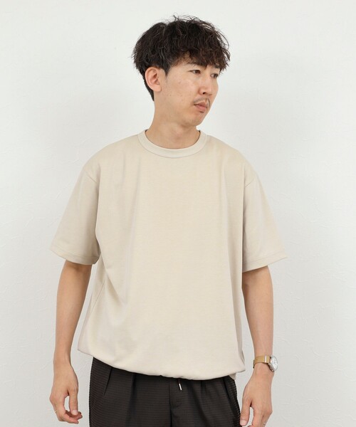 NOLLEY’S(ノーリーズ)の「JQ裏メッシュTシャツ ジャカード 26SS(Tシャツ/カットソー・メンズ・ブラック/ホワイト/ベージュ・L/M/S/XL)」の16枚目の写真