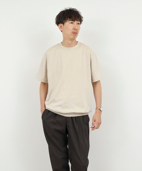 NOLLEY’S(ノーリーズ)の「JQ裏メッシュTシャツ ジャカード 26SS(Tシャツ/カットソー・メンズ・ブラック/ホワイト/ベージュ・L/M/S/XL)」の17枚目の写真