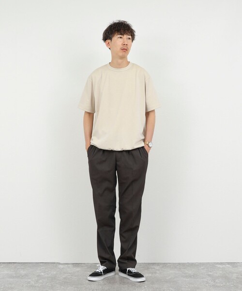 NOLLEY’S(ノーリーズ)の「JQ裏メッシュTシャツ ジャカード 26SS(Tシャツ/カットソー・メンズ・ブラック/ホワイト/ベージュ・L/M/S/XL)」の18枚目の写真