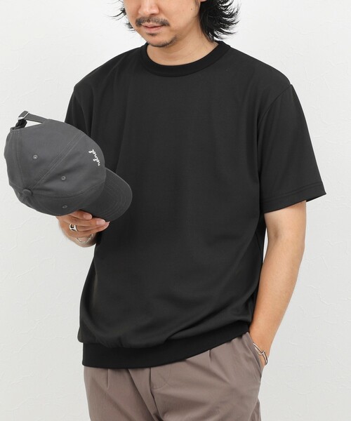 NOLLEY’S(ノーリーズ)の「JQ裏メッシュTシャツ ジャカード 26SS(Tシャツ/カットソー・メンズ・ブラック/ホワイト/ベージュ・L/M/S/XL)」の22枚目の写真