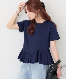 【WEB限定】アシメフリルペプラムトップス