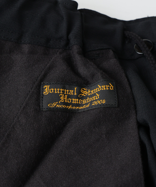 JOURNAL STANDARD J.S HOMESTEAD(ジャーナルスタンダードホームステッド)の「J.S.Homestead / シャドー インフレーション スラックス(スラックス・メンズ・ブラック/ライトグレー・MEDIUM/LARGE)」の9枚目の写真