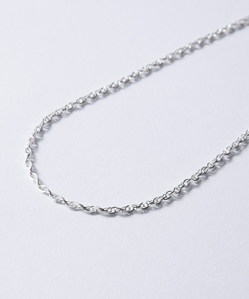 CLEL(クレイル)の「【CLEL】Silver925 Chain Necklace / シルバー925 チェーンネックレス(サイズ調節可)(ネックレス・メンズ・シルバー・FREE)」の21枚目の写真
