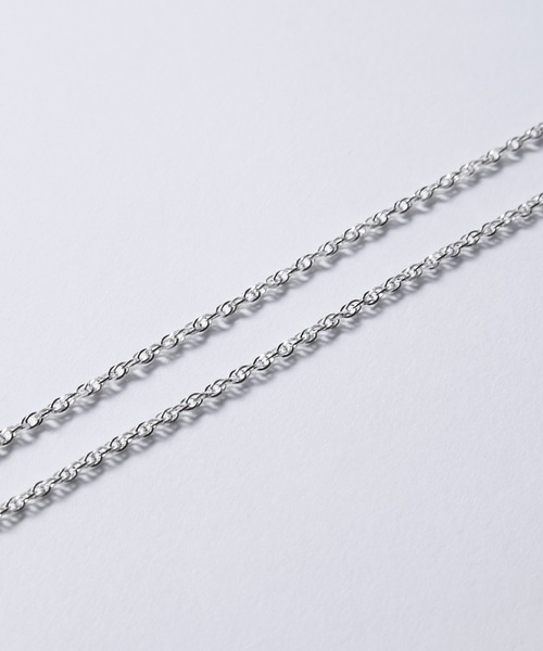 CLEL(クレイル)の「【CLEL】Silver925 Chain Necklace / シルバー925 チェーンネックレス(サイズ調節可)(ネックレス・メンズ・シルバー・FREE)」の22枚目の写真