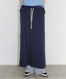 [CORE] COMFY MAXI SKIRT - DARK GREY