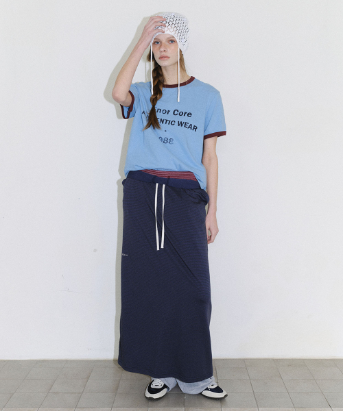 EN OR（エンオール）の「[CORE] COMFY MAXI SKIRT - DARK GREY（スカート・レディース・その他・FREE）」の3枚目の写真